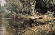 unknow artist Overgrown Pond oil painting reproduction